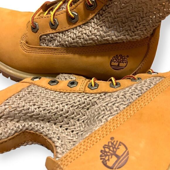 TIMBERLAND boots with Burlap Woven Accents |Size: US7| - Picture 3 of 7